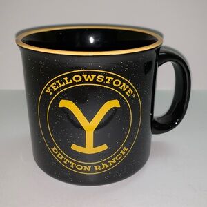 Yellowstone Dutton Ranch Black Mug